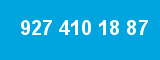 927 410 18 87 927 410 18 87
